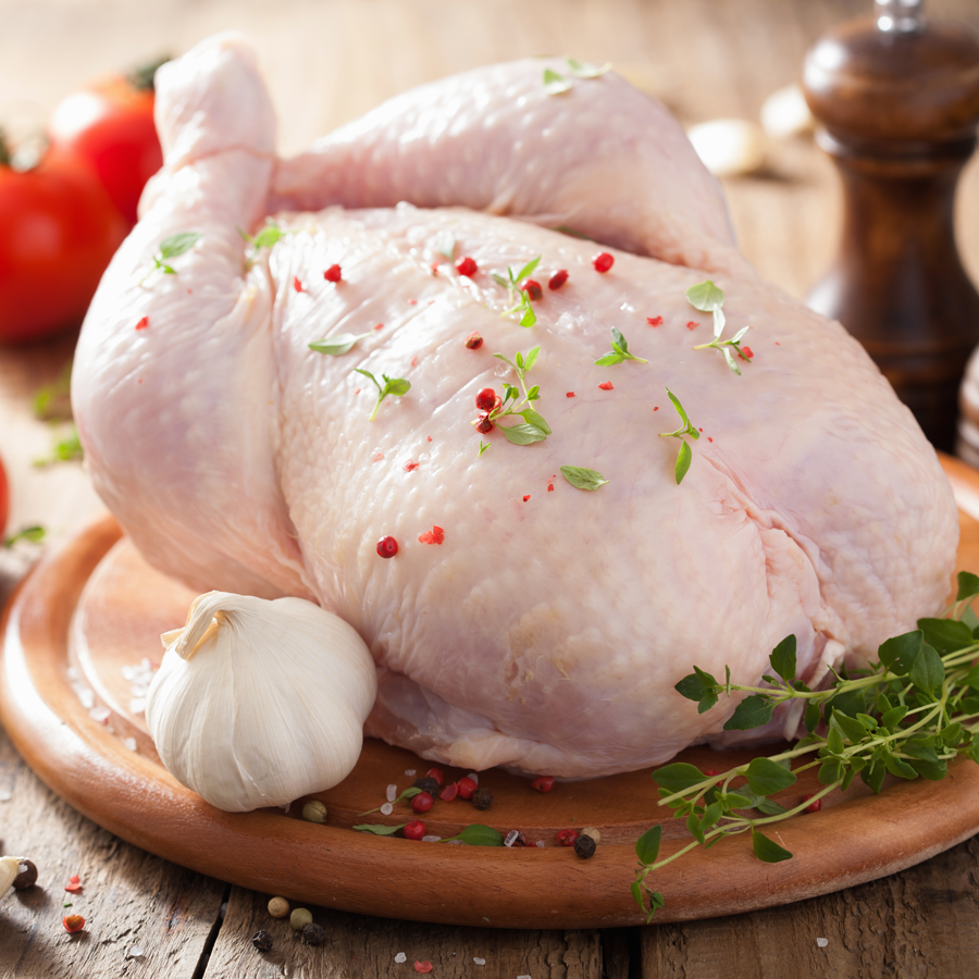 Chicken with skin (1kg-1.200grm)