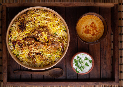 Hyderabadi Mutton Biryani (500gm)